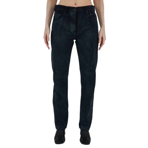 Moussy The Banning Straight Leg Jeans in Black 29 - Picture 1 of 4